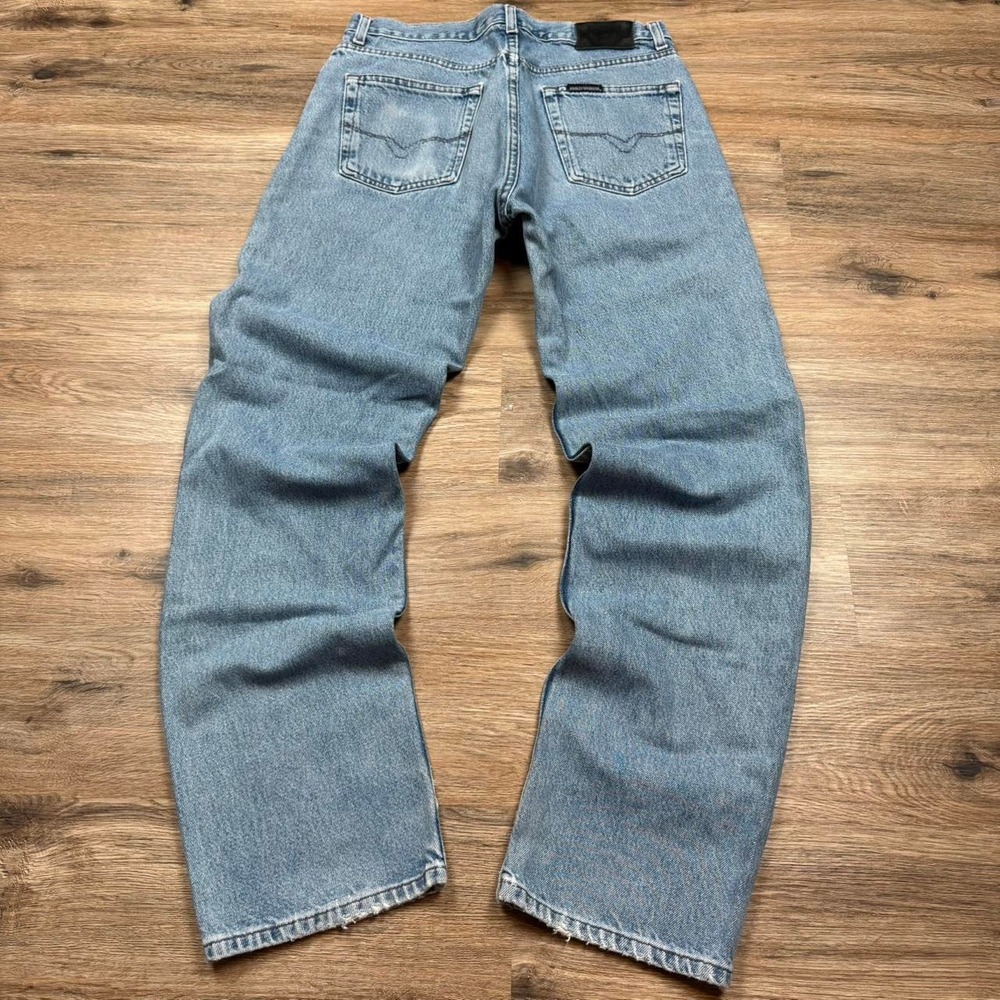 Harley Davidson Relaxed Fit Biker Jeans Blue 33x34